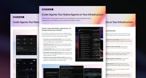 Coder Agents Overview datasheet thumbnail